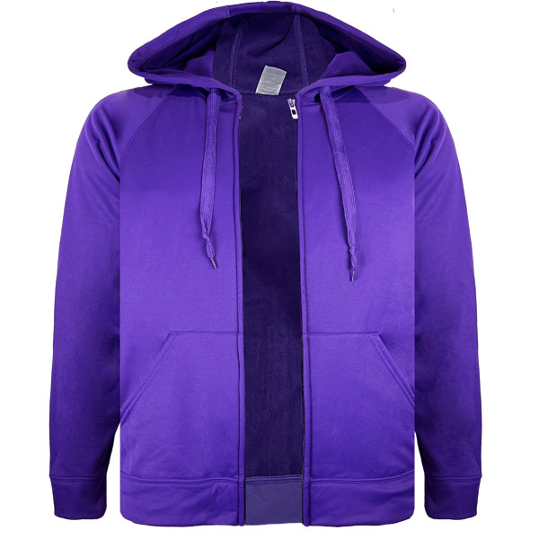 Purple store zip hoodie