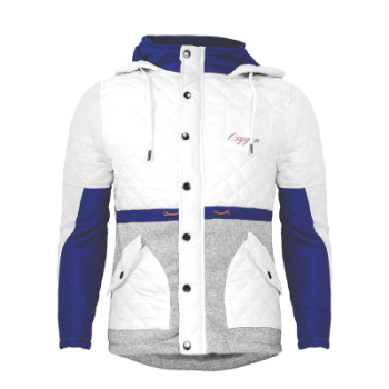 Veste blanche avec capuchon Oxygen pour femme