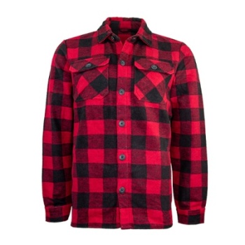 Chemise flanelle noir et rouge Projek Raw