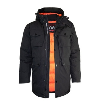 Manteau noir North Wave pour homme