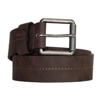 Ceinture Rumblr en cuir brun pour hommes