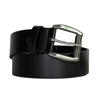 Ceinture Rumblr en cuir noir pour hommes