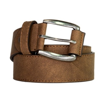 Ceinture Rumblr en cuir brun pour hommes