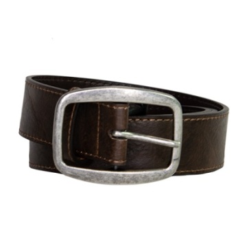 Ceinture Rumblr en cuir brun foncé pour hommes