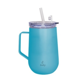 Teal stainless steel tumbler